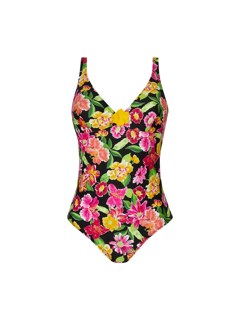 Antigel Swimwear by Lise Charmel - La Feminissima Wireless Open-Back Swimsuit Rose Amethyste