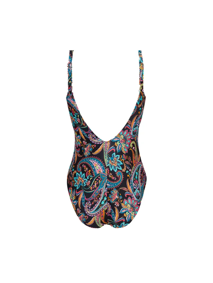 Antigel Swimwear By Lise Charmel - La Bayadere Wireless Swimsuit Noir Flashy