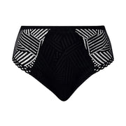 Antigel By Lise Charmel - Tressage Graphic High Waist Brief Tressage Noir