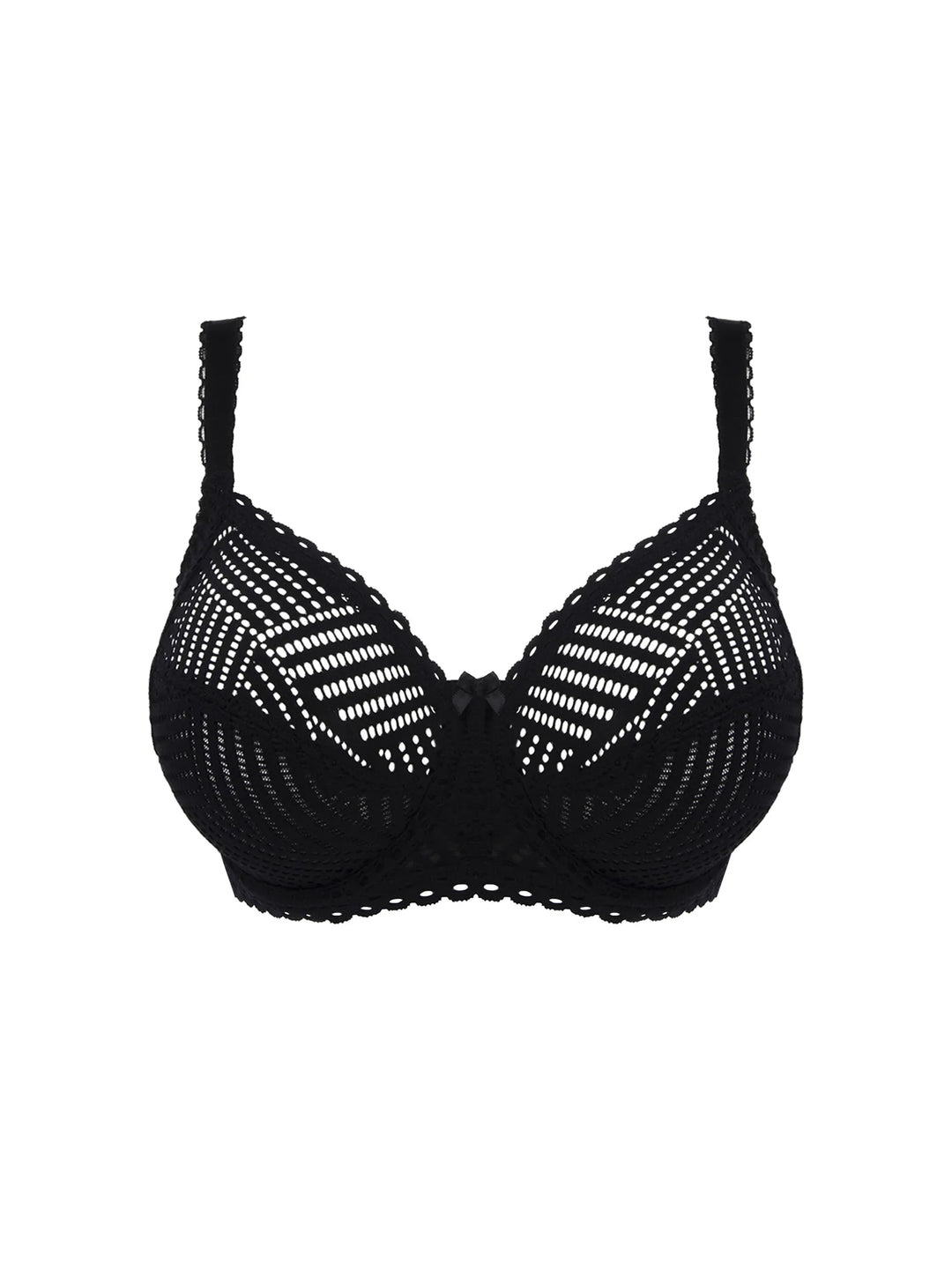 Antigel by Lise Charmel - Tressage Graphic Full Cup Support Bra Tressage Noir