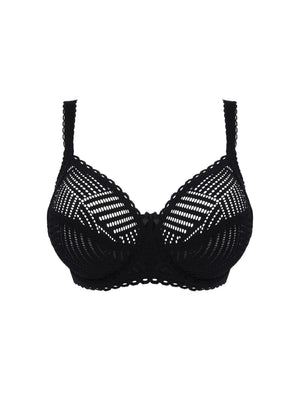 Antigel by Lise Charmel - Tressage Graphic Full Cup Support Bra Tressage Noir