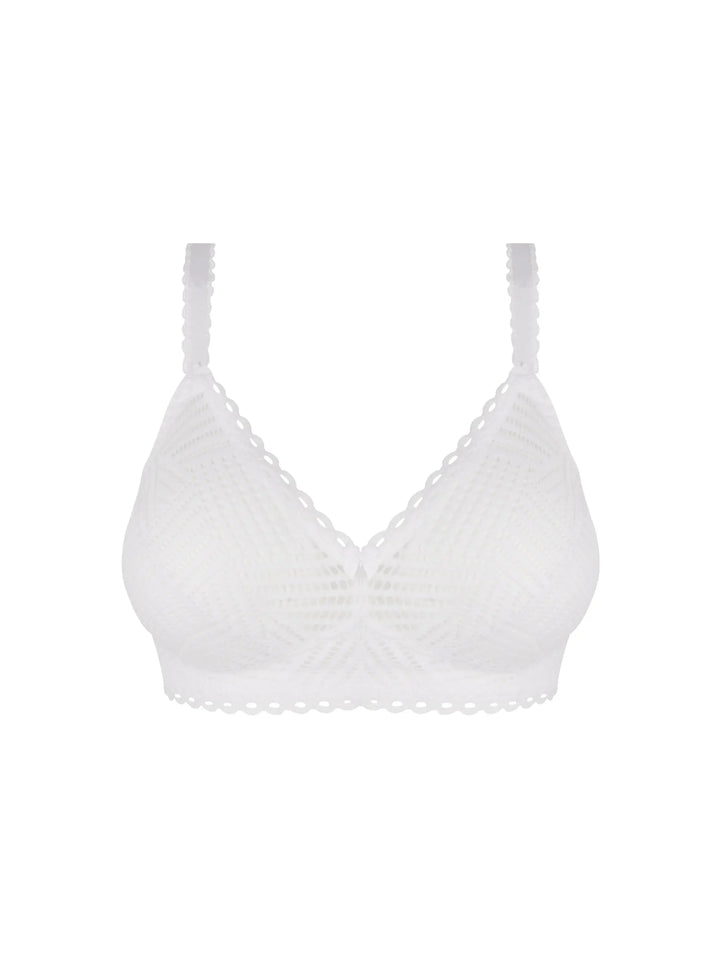 Antigel by Lise Charmel - Tressage Graphic Non-Wired Triangle Support Bra Tressage Blanc