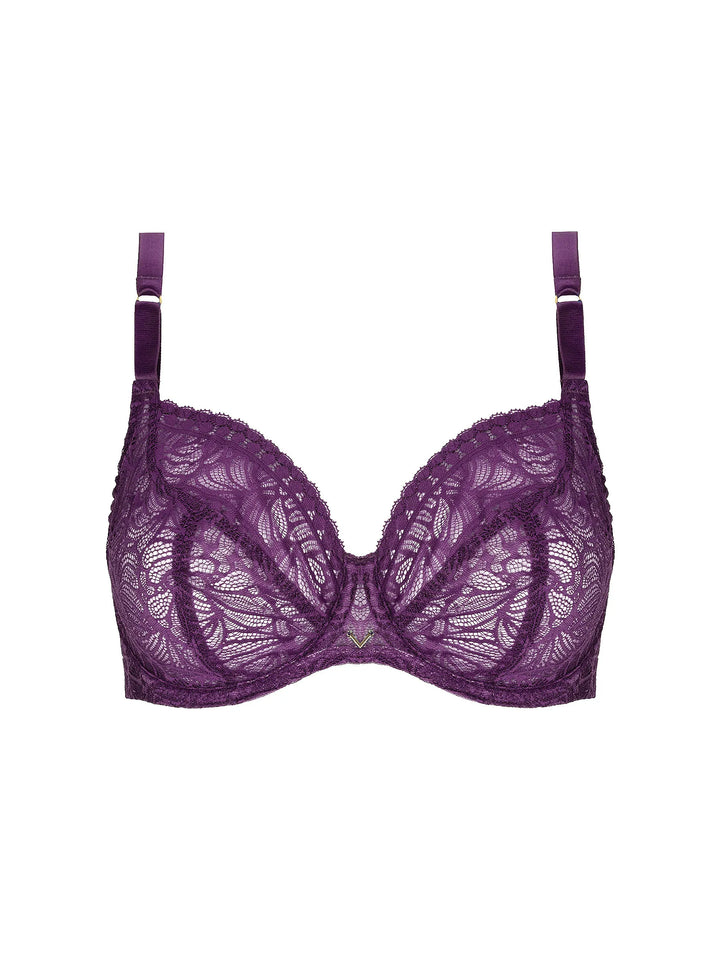 Antigel by Lise Charmel - Atelier Seduction 3/4 Cup Balconette Prune Magic