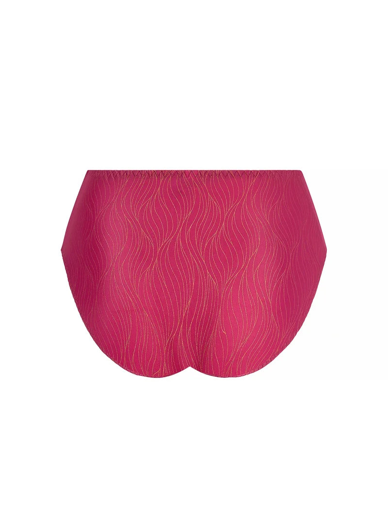 Antigel By Lise Charmel - Ballerine Des Ondes High Waisted Brief Or Cerise