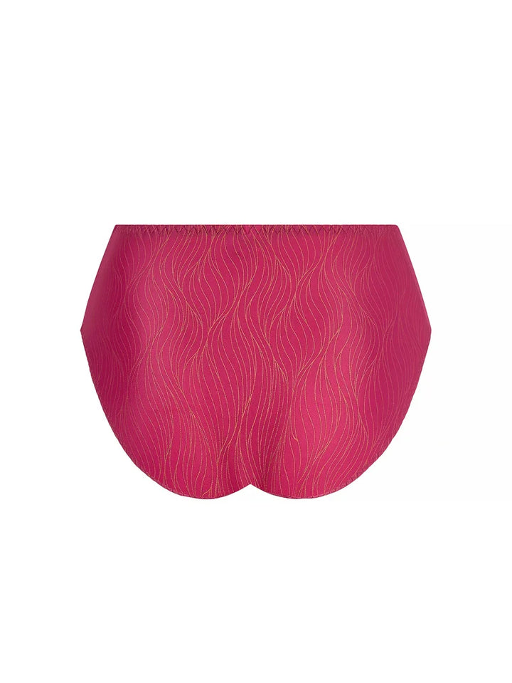 Antigel By Lise Charmel - Ballerine Des Ondes High Waisted Brief Or Cerise