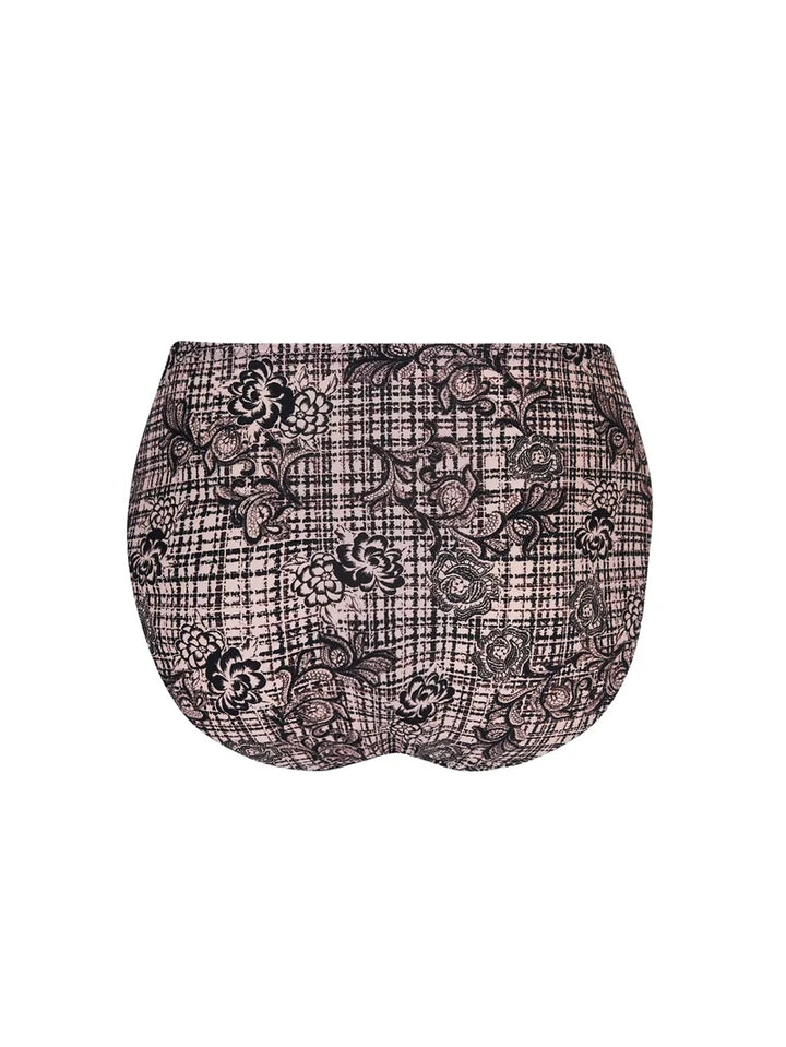 Antigel By Lise Charmel - Tartan Glamour High Waisted Brief Rose Tartan