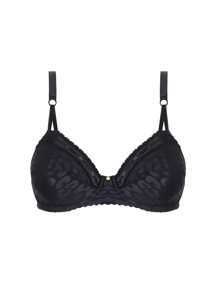 Antigel by Lise Charmel - Sensualite Fauve Supportive Full Cup Bra Noir