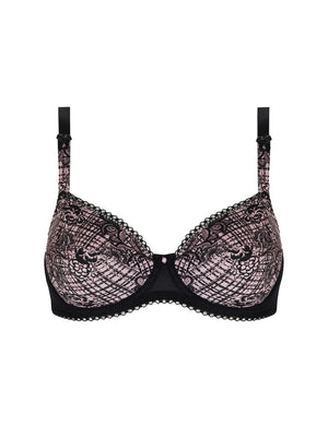 Antigel By Lise Charmel - Tartan Glamour 3 Parts Full Cup Bra Rose Tartan