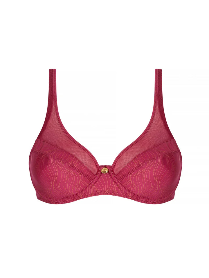 Antigel By Lise Charmel - Ballerine Des Ondes Full Cup Bra Or Cerise