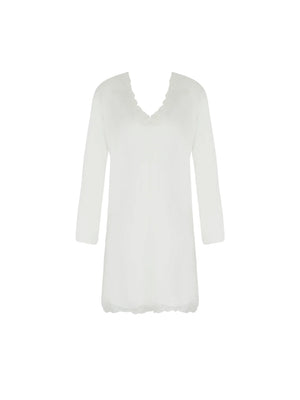Lise Charmel - Simply Perfect Long Capped Sleeved Nighty Nacre