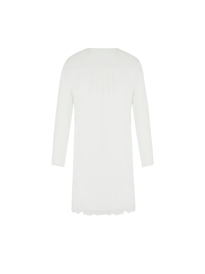 Lise Charmel - Simply Perfect Long Capped Sleeved Nighty Nacre