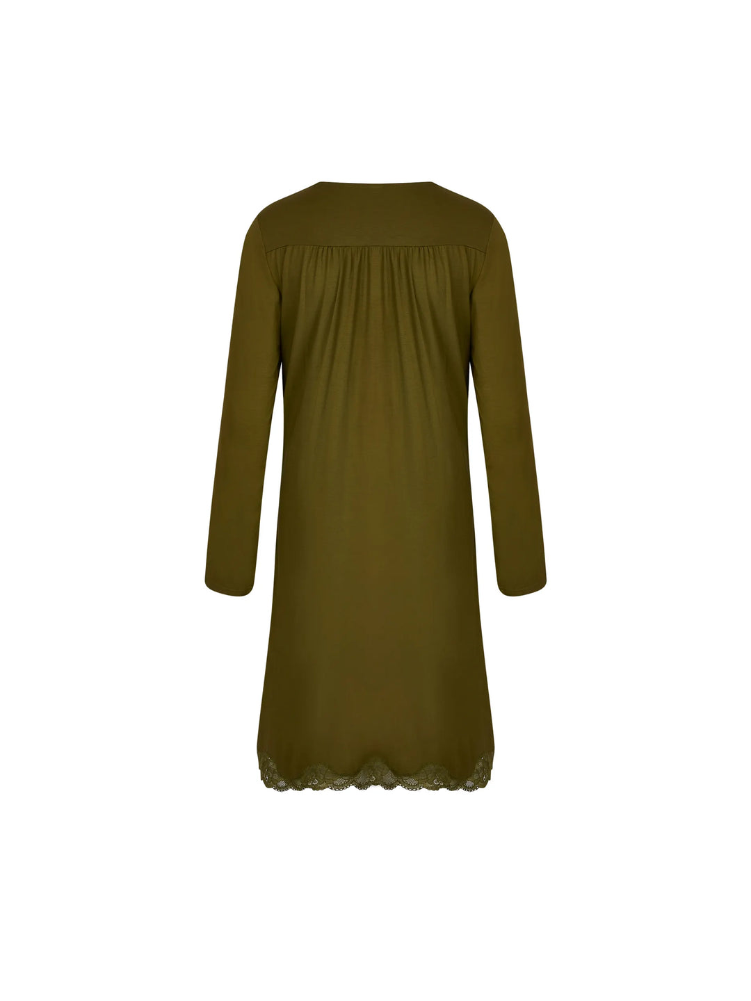 Antigel by Lise Charmel - Simply Perfect Long Capped Sleeved Night Dress Vert Mousse
