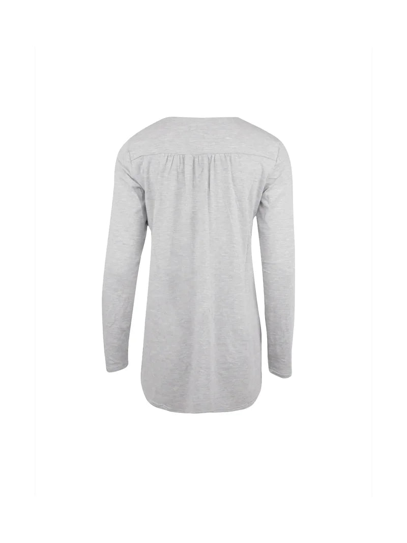 Antigel by Lise Charmel - Simply Perfect Long-Sleeved Top Chiné Gris