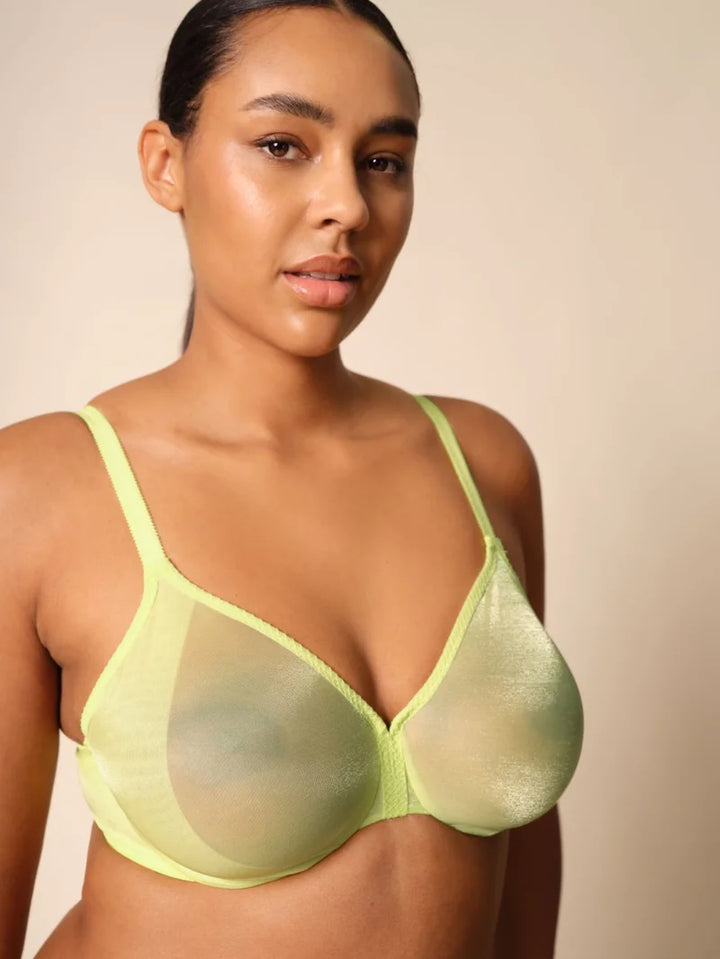 Gossard - Glossies Sheer Moulded Bra Sunny Lime