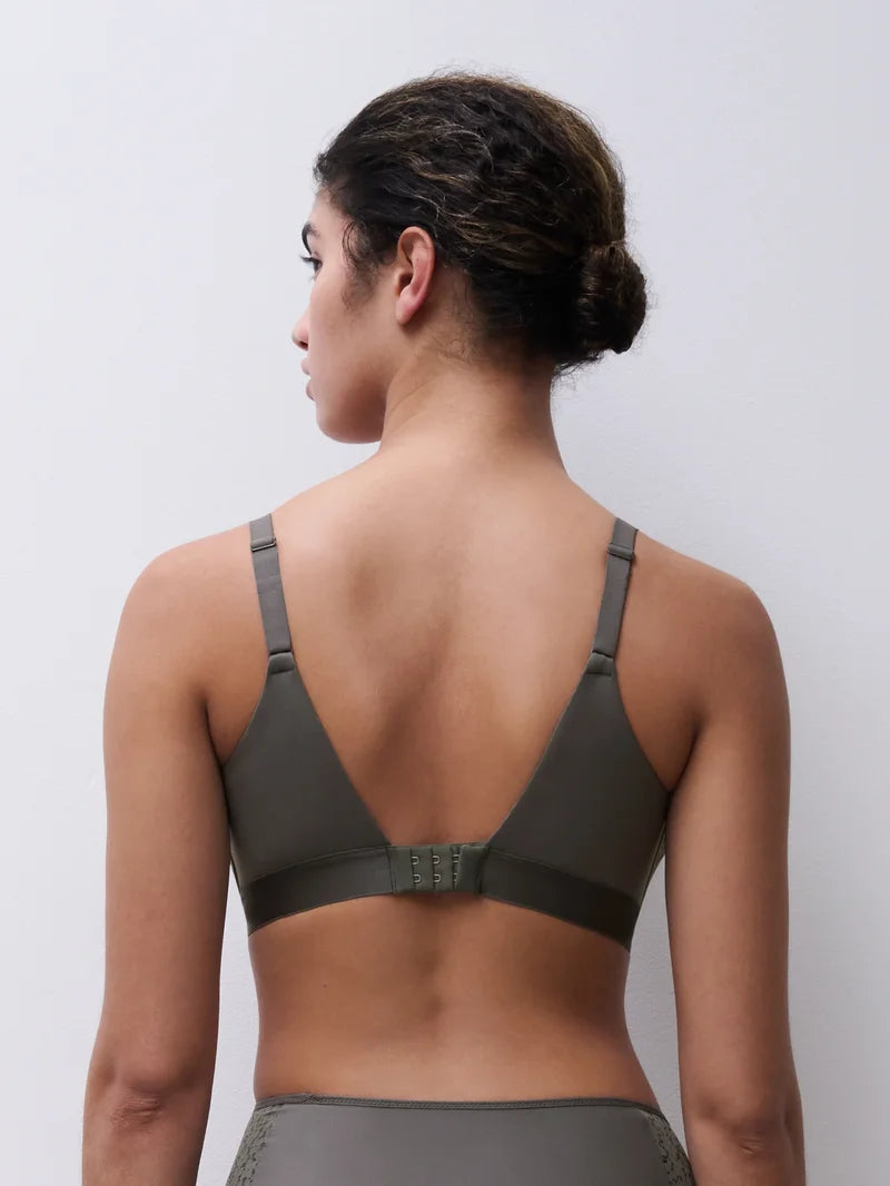Chantelle EasyFeel - Norah Wirefree Support Bra Vert Argile
