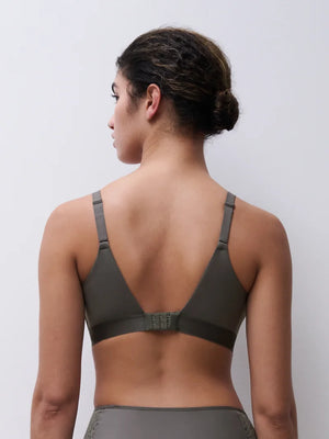 Chantelle EasyFeel - Norah Wirefree Support Bra Vert Argile