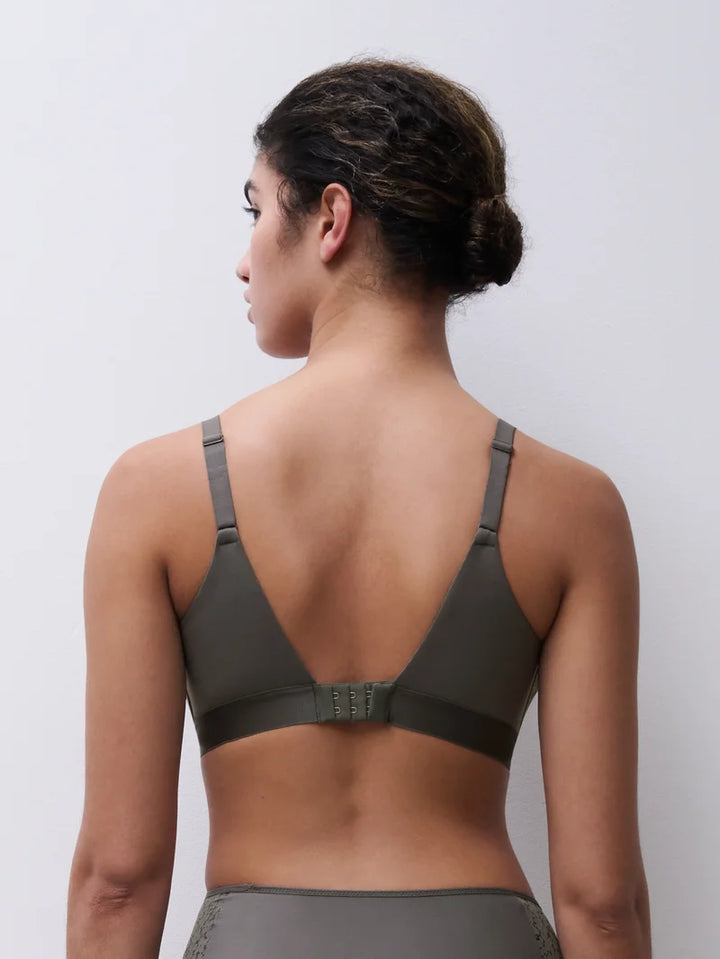 Chantelle EasyFeel - Norah Wirefree Support Bra Vert Argile