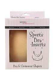 Secret Weapons - Va Va Voom Cleavage Sports Bra Inserts Nude
