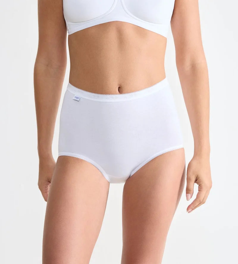 Sloggi - Basic Plus High Waist Maxi Brief White