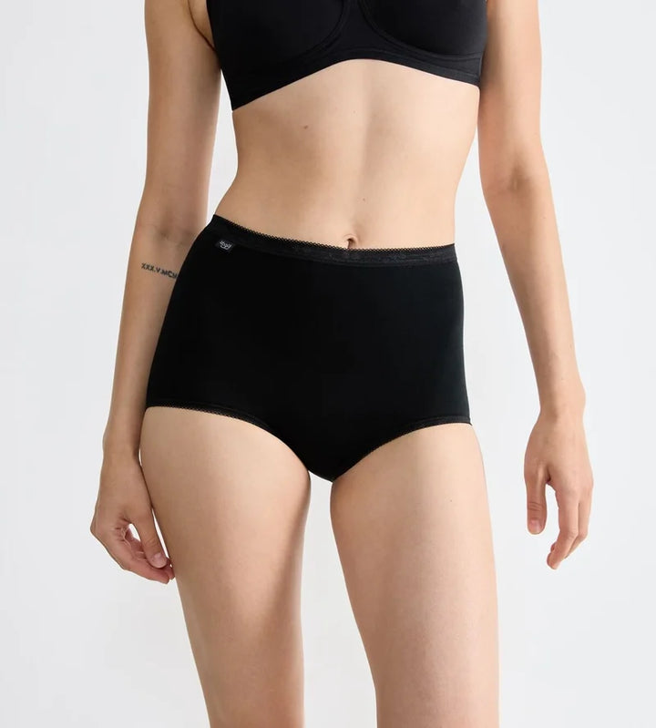 Sloggi - Basic Plus High Waist Maxi Brief Black