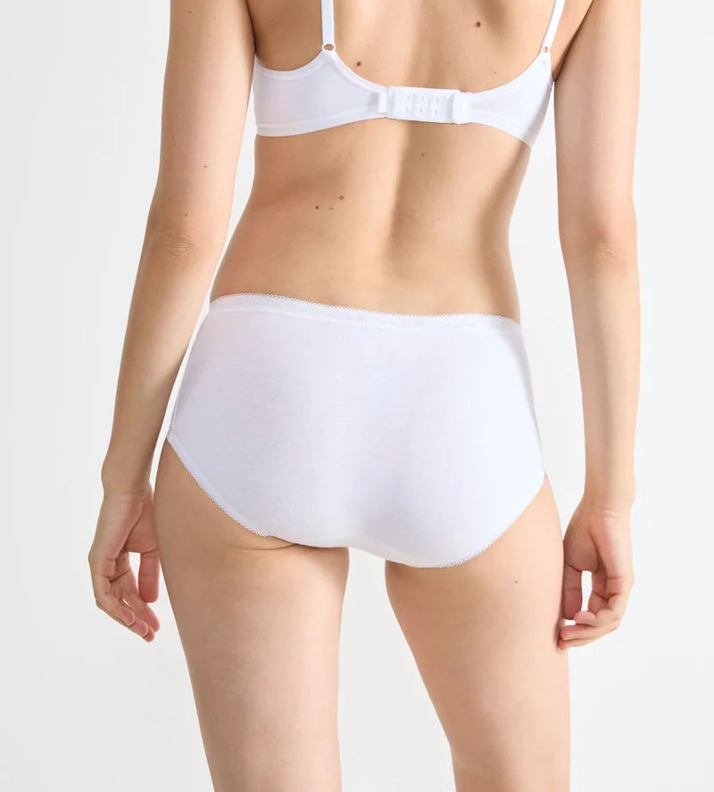 Sloggi - Basic Plus High Waist Midi Brief White