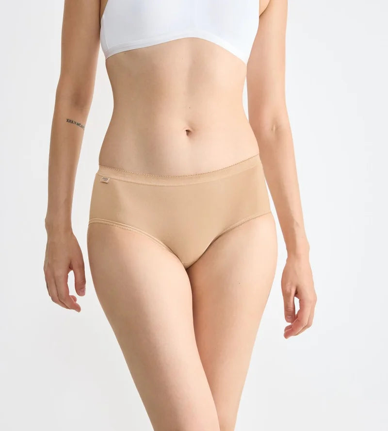 Sloggi - Basic Plus High Waist Midi Brief Skin