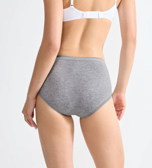 Sloggi - Basic Plus High Waist Midi Brief Grey Combination
