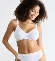 Sloggi - Basic Plus Wireless Non-Padded Bra White