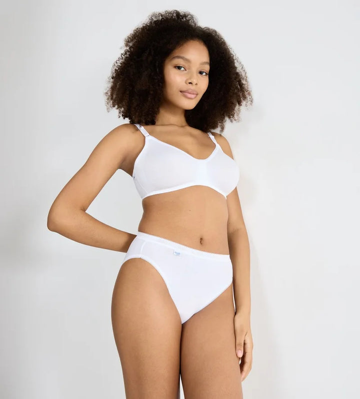 Sloggi - Basic Plus Wireless Non-Padded Bra White