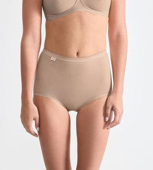 Sloggi - Basic Plus High Waist Brief 3 Pack Skin