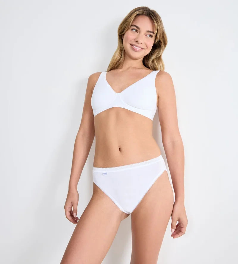 Sloggi - Basic Plus Tai Brief 3 Pack White