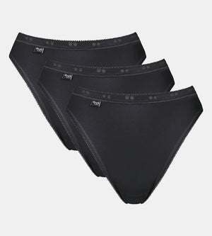 Sloggi - Basic Plus Tai Brief 3 Pack Black