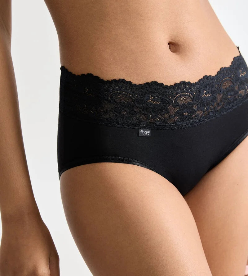 Sloggi - Romance Midi Brief Black