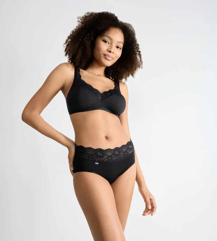 Sloggi - Romance Midi Brief Black