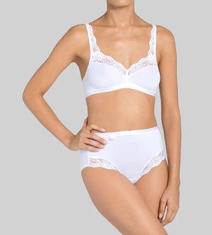 Sloggi - Romance High Waist Brief White