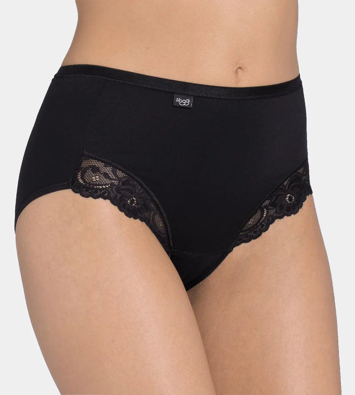 Sloggi - Romance High Waist Brief Black