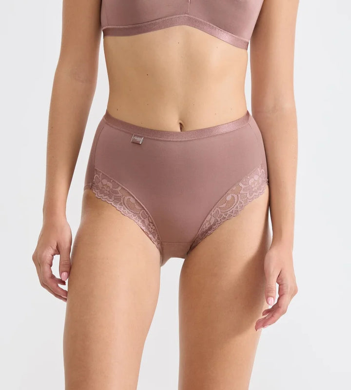 Sloggi - Romance High Waist Brief Cacao