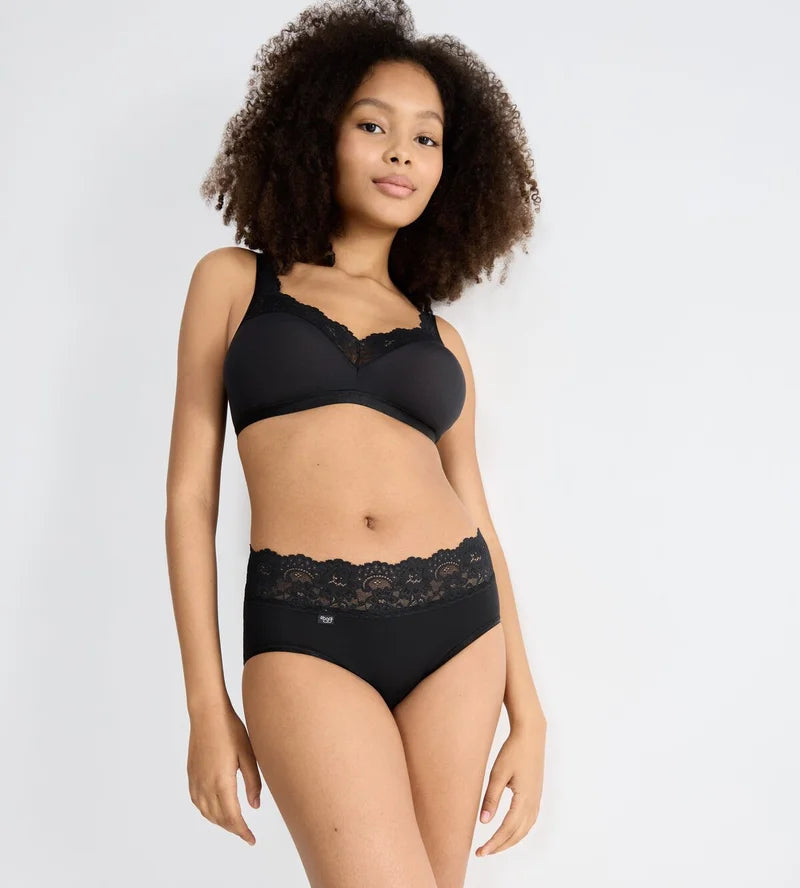 Sloggi - Romance Wireless Bra Black