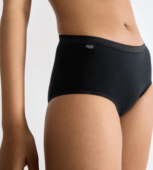 Sloggi - Basic Plus Midi Brief 4 Pack Black