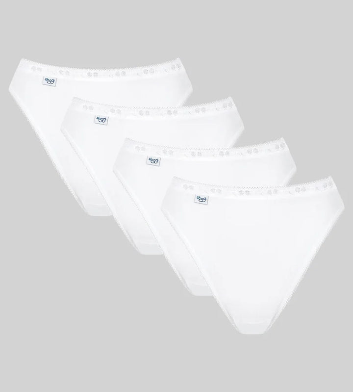 Sloggi - Basic Plus Tai Brief 4x Multipack White