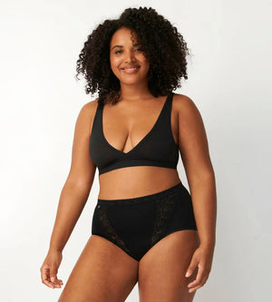 Sloggi - Chic High Waist Brief 4 Pack Black