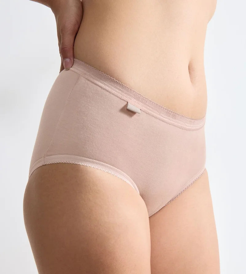 Sloggi - Basic Plus Brief 4x Multipack Grey, White, Nude & Purple