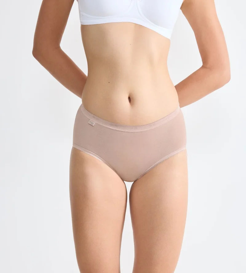Sloggi - Basic Plus Brief 4x Multipack Grey, White, Nude & Purple