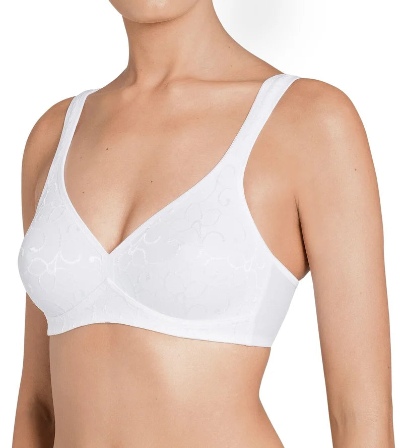 Triumph - Elegant Cotton Wireless Non-Padded Bra White