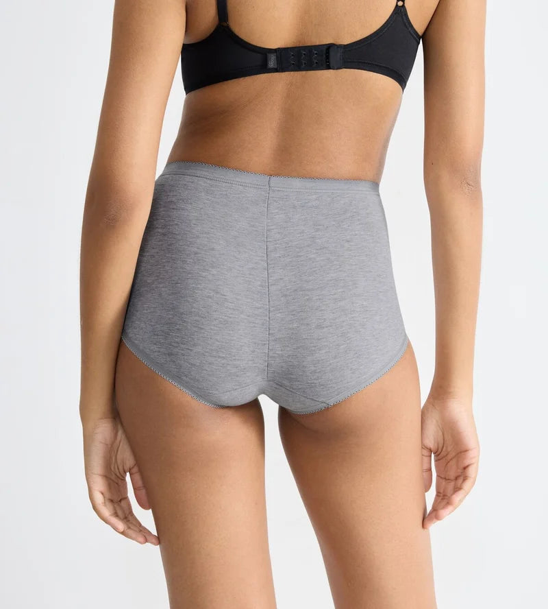 Sloggi - Basic Plus High Waist Brief 4x Multipack Grey, White, Nude & Purple