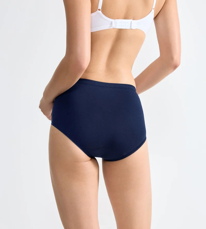 Sloggi - Basic Plus Brief Multipack Grey, Blue & White