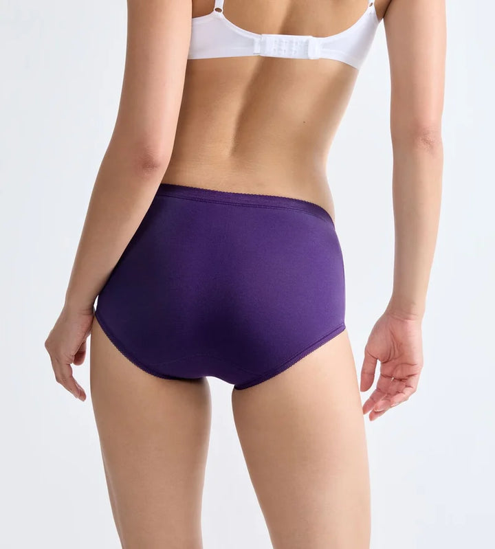 Sloggi - Basic Plus Brief Multipack Purple, Nude & White