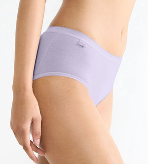 Sloggi - Basic Plus Brief 3 Pack Black & Purple