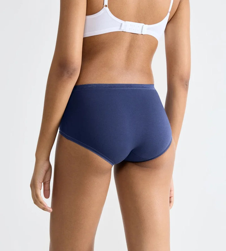 Sloggi - Basic Plus Brief Multipack Blue & White