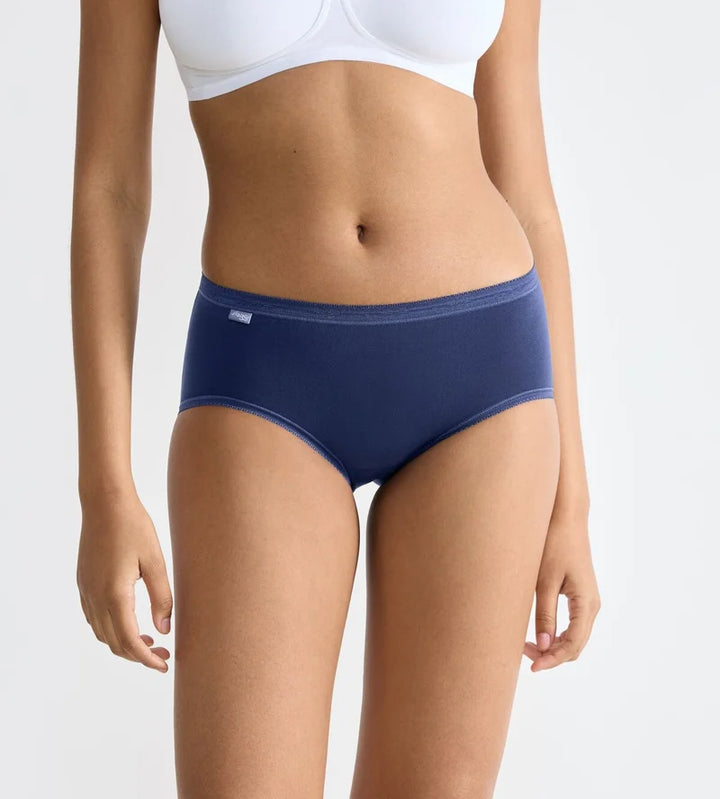 Sloggi - Basic Plus Brief Multipack Blue & White
